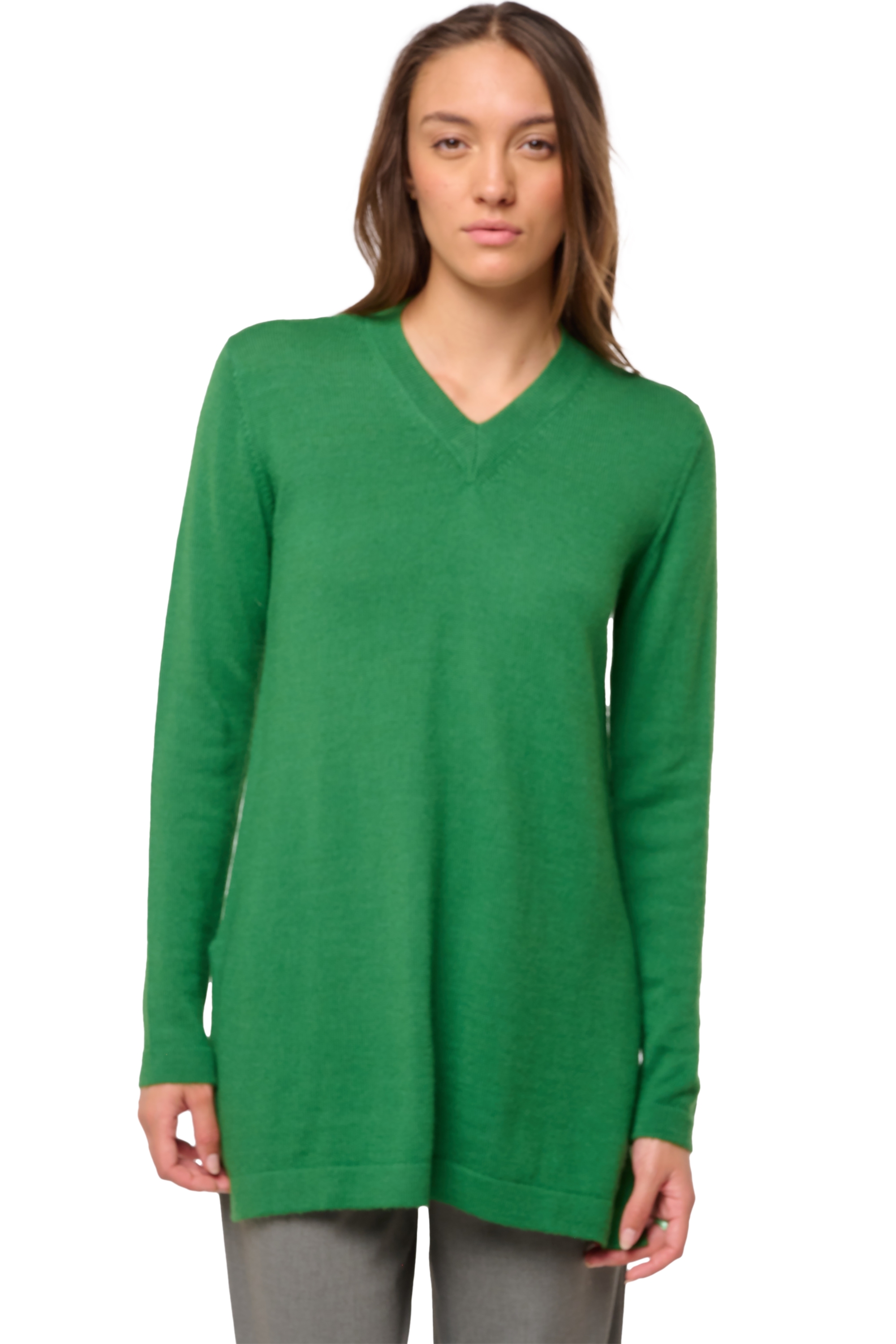 Baby Alpaca cashmere donna sydney green leaf m